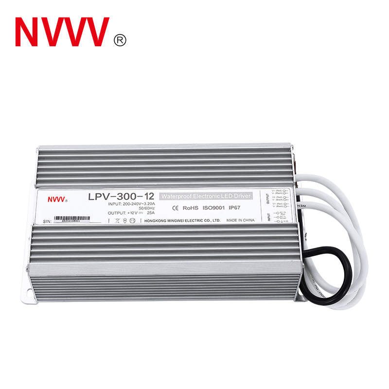 NVVV LPV-300-12 Waterproof SMPS 300W 24V DC 12.5a Transformer Switching Power Supply LED Driver