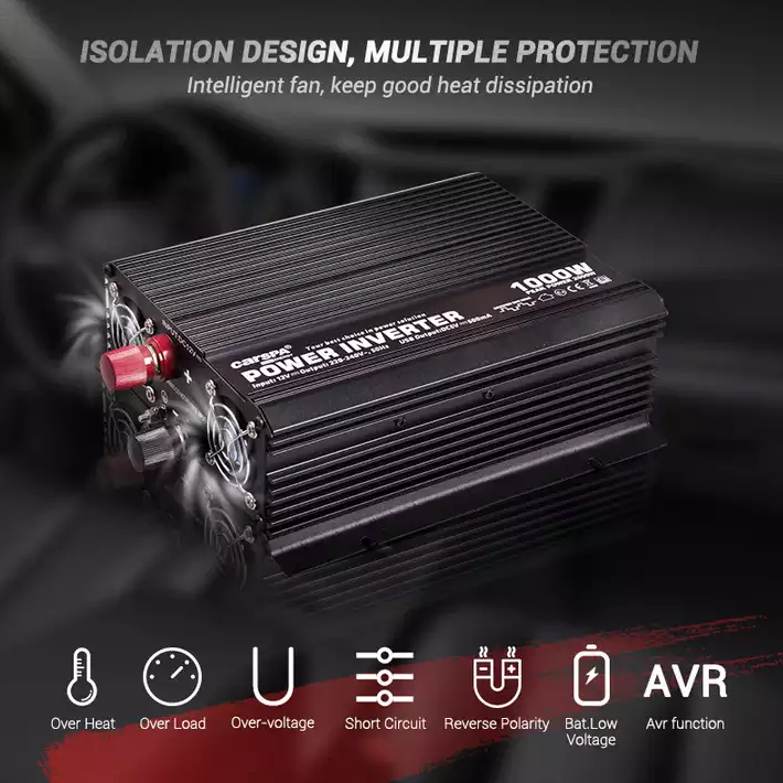 Single Output DC/AC Inverters 1000w 12v 24v  220v Off Grid Modified Sine Wave Power Inverter for Home Use Off-gird Solar System