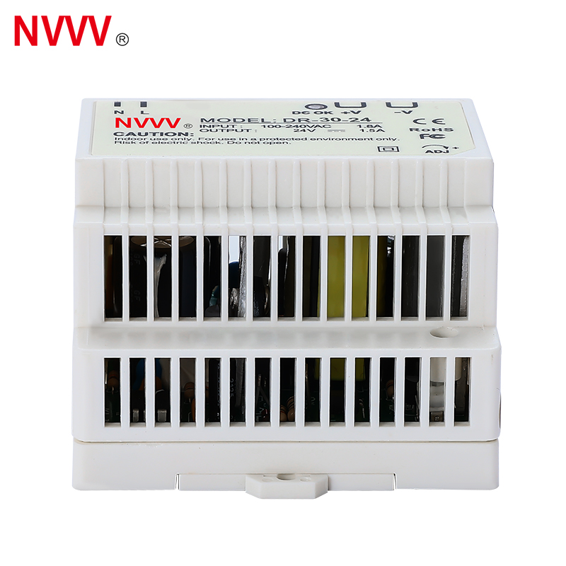 24V AC to DC 30W Transformer Industrial DIN-Rail 24V 1.25 Amp  Power Supply  DR-30-24
