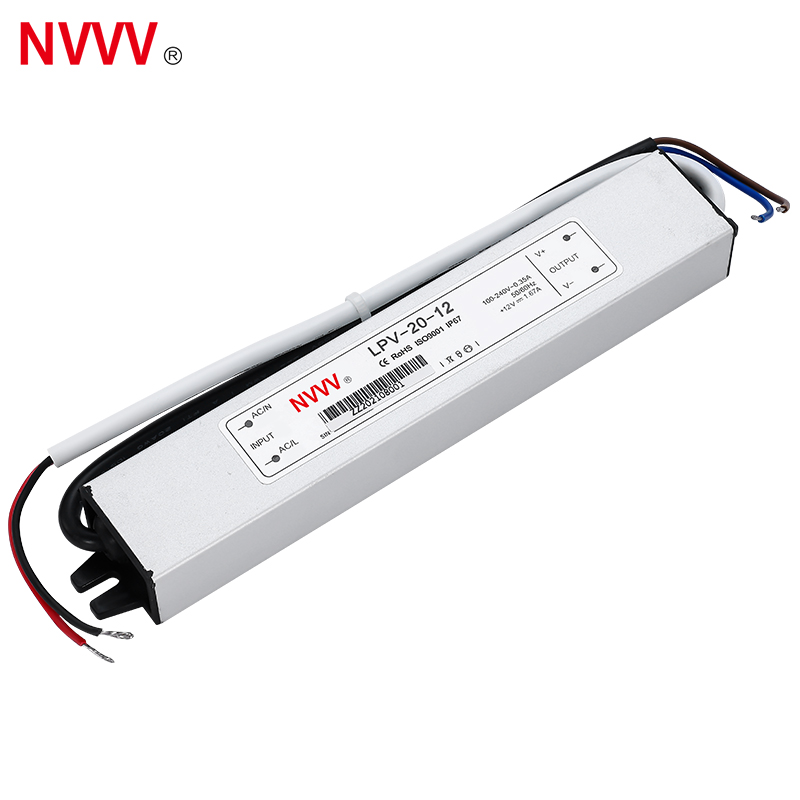 NVVV Waterproof Power Supply LPV-20-12  12V 1.67A Electrical Equipment Supplies