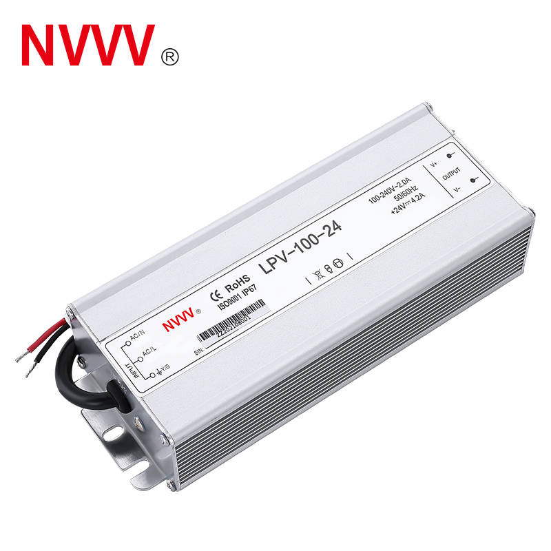 LPV-100w-24v Waterproof AC to DC 24V Power Supply 100W 4A LED Driver Switching Power Supply