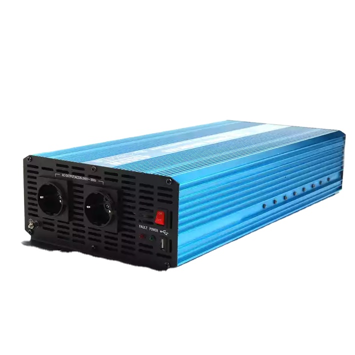 Single Output DC/AC Inverters P4000 Solar Power Inverter with Soft Start 24v 220v 4000W Pure Sine Wave