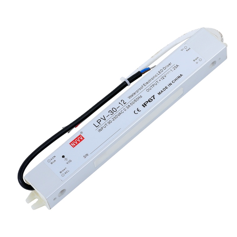 Factory Outlet 30W Power Supply 12v Waterproof Switching Power Supply LED Driver LPV-30W-12V