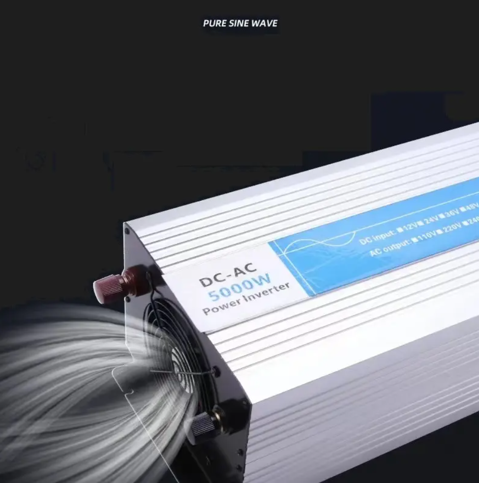 Nvvv Inverter-3000-12/24/48V New Energy AI Intelligent Saving Power High Efficiency Solar Pure Sine Wave Power Inverter