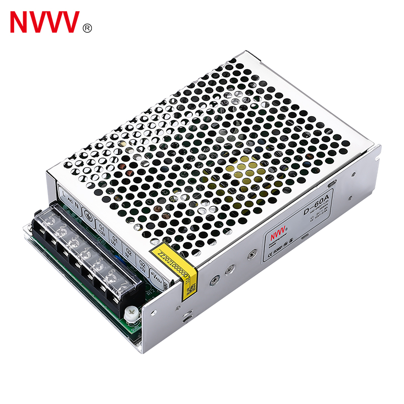 NVVV 60W 5V 12V Industrial Power SMPS DC Power Supply  DUAL Output DC Switching Power Supply