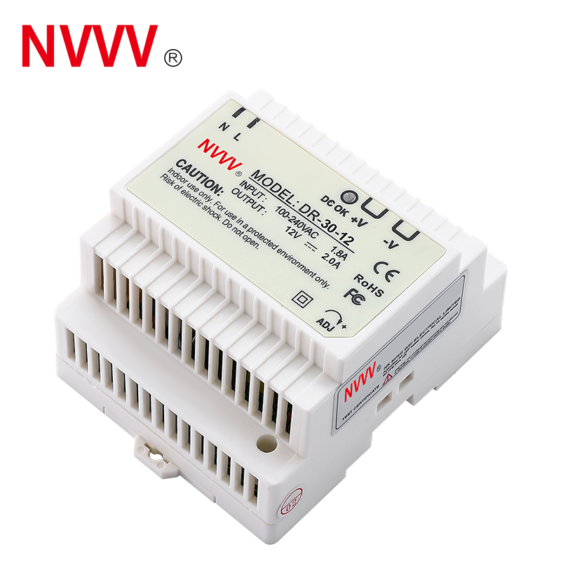 Multi Functional DR-30-5V AI Intelligent High Efficiency Saving Power Light Easy Disassembly Din Rail Power Supply Transformer