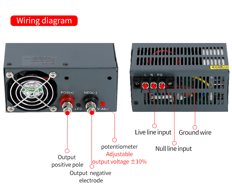 Smps Single Group Output 1000W 18 Volt 55.5A Power Supply  Industrial Switching Power Supply Power Supply Units S-1000-18