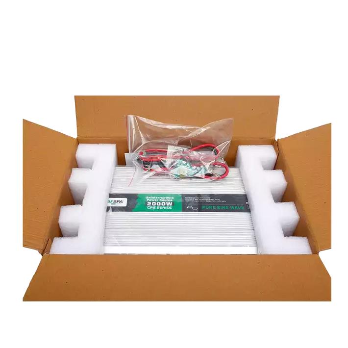 CPS2000 2000W 15A  CE/ROHS Inverter with Charger CPS Series Dc 12V to Ac 220V 15A Pure Sine Wave Power