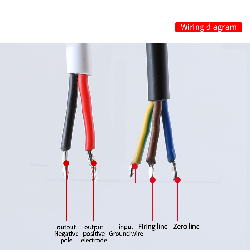 LPV-300 Waterproof Switch Power Supply Side View