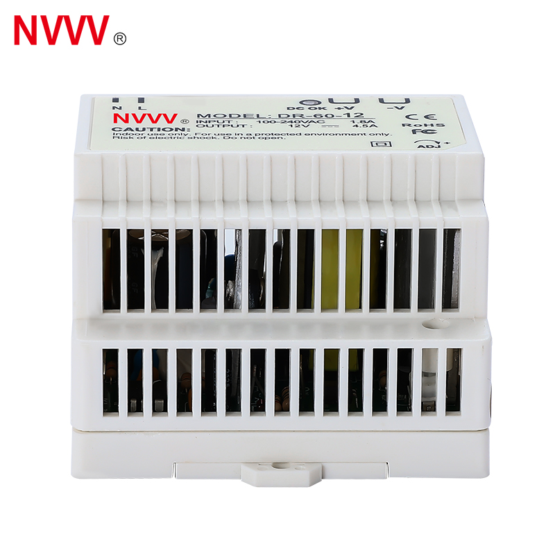 Wholesale 12v 5A Rail Type Power Supply 60W 12V Switch Power Supply DR-60-12 Industry Power Supply Din Rail 60w 12v
