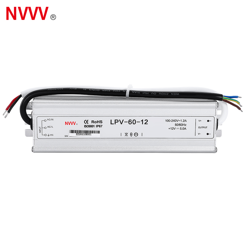Custom Switch Mode Power Supply 12v 60W Cable Switching Power Supply LED Driver