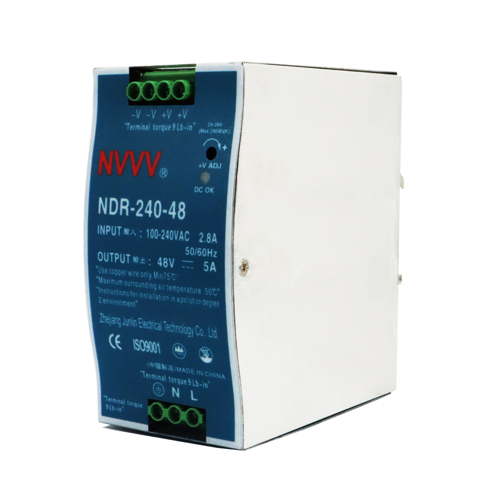 NDR-240-48 AC DC Industrial DIN Rail Power Supply 48vdc Power Supply Din Rail