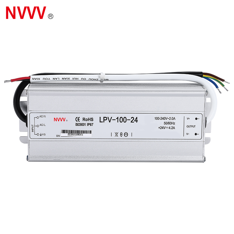 LPV-100W-24V Waterproof 100w 24v Dc Switching Power Supply LED Driver Waterproof Power Supply