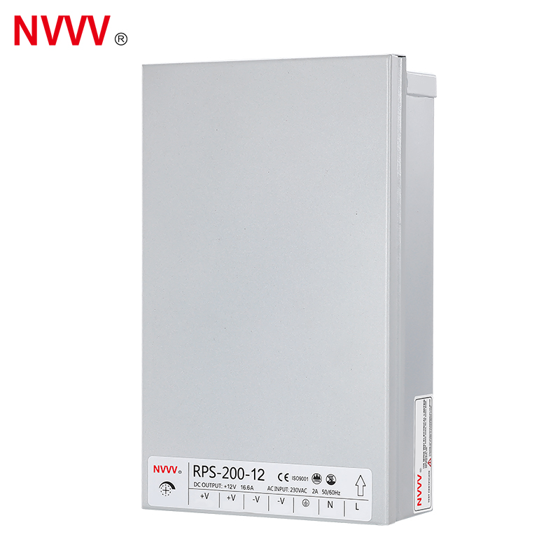 NVVV Single Output 200W 12V RPS-200-12 Rain Power Supply 12V Switching Power Supply For Industrial