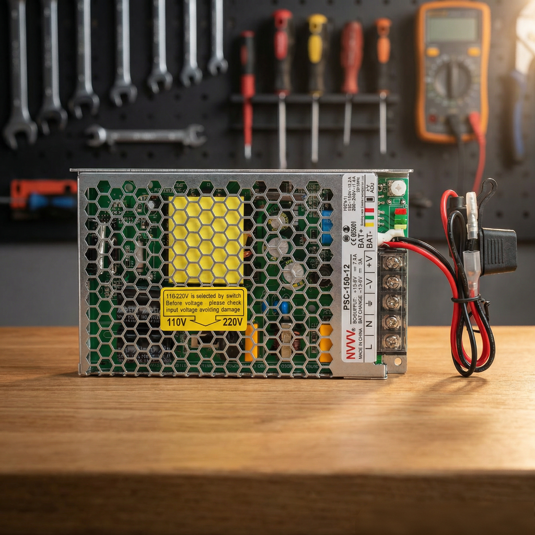 UPS Charging Function PSC-150 12V DC Emergency Power Supply Monitored Battery-Backup for Security System