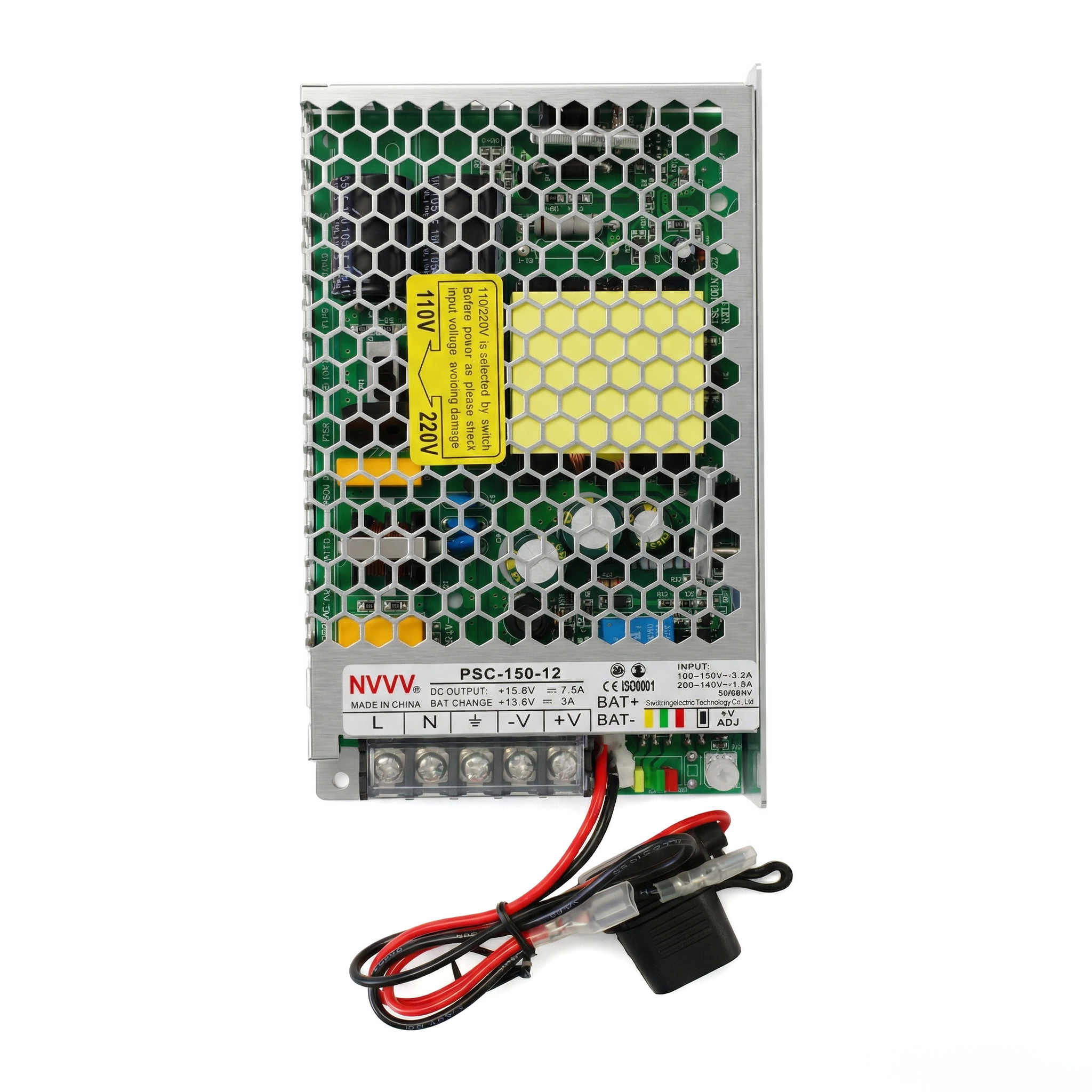 UPS Charging Function PSC-150 12V DC Emergency Power Supply Monitored Battery-Backup for Security System