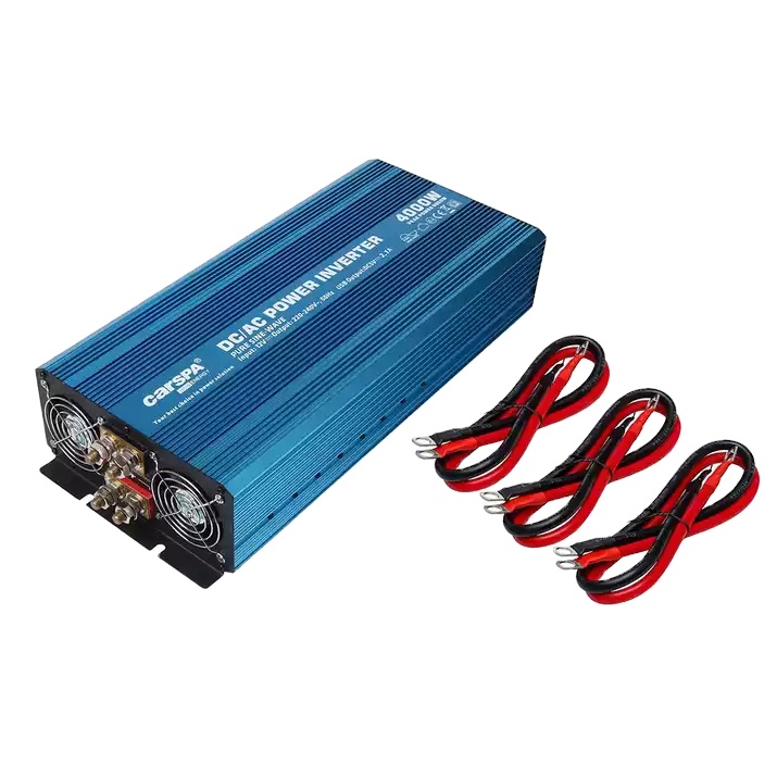 Single Output DC/AC Inverters P4000 Solar Power Inverter with Soft Start 24v 220v 4000W Pure Sine Wave