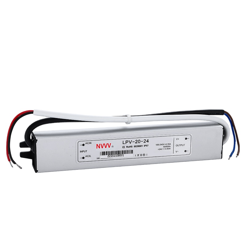 NVVV  20W 24V 0.83A Industrial  LPV-20-24 Waterproof Power Supply LED Driver Power Supply Module