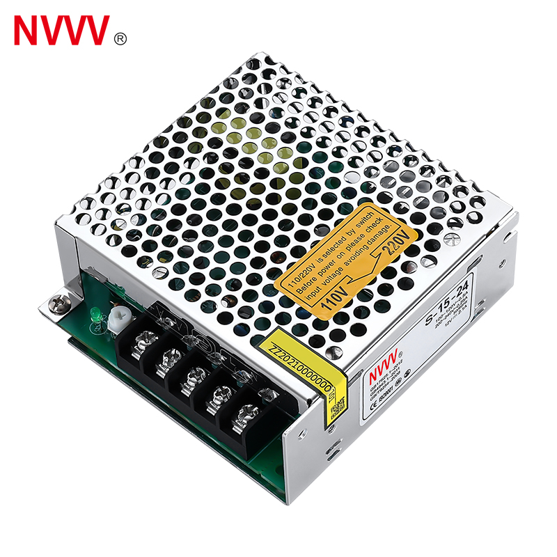 AC to DC LED  24V Power Supply 15W Switch Power Supply Smps for CCTV Camera and LED Light Power Supply Units S-15-24