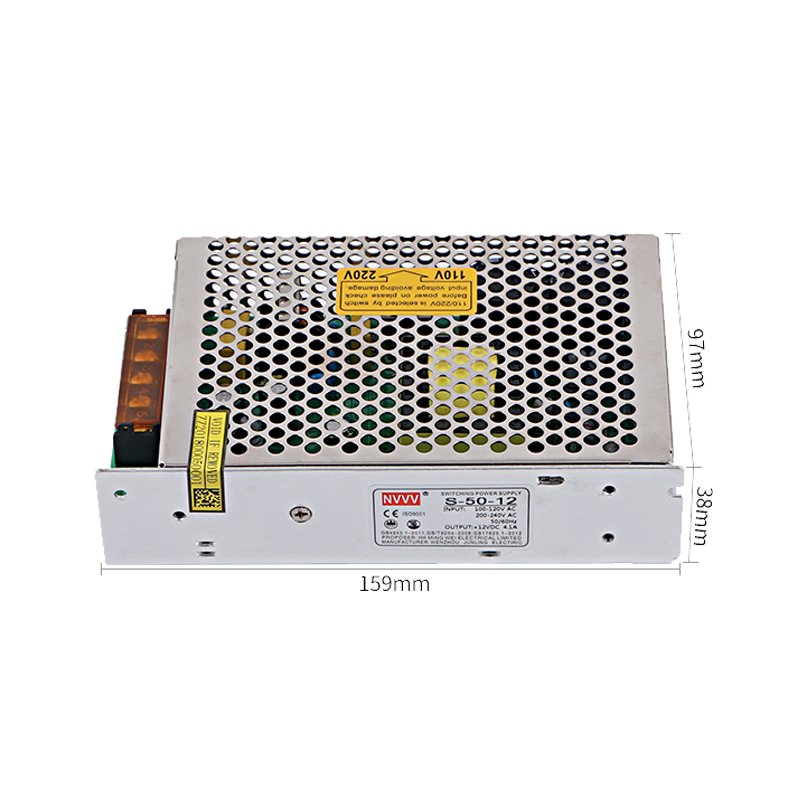 Hot Sale Power Supply Transformer 12v 50w Dc Switch Power Supply Transformer for Led CCTV Camera