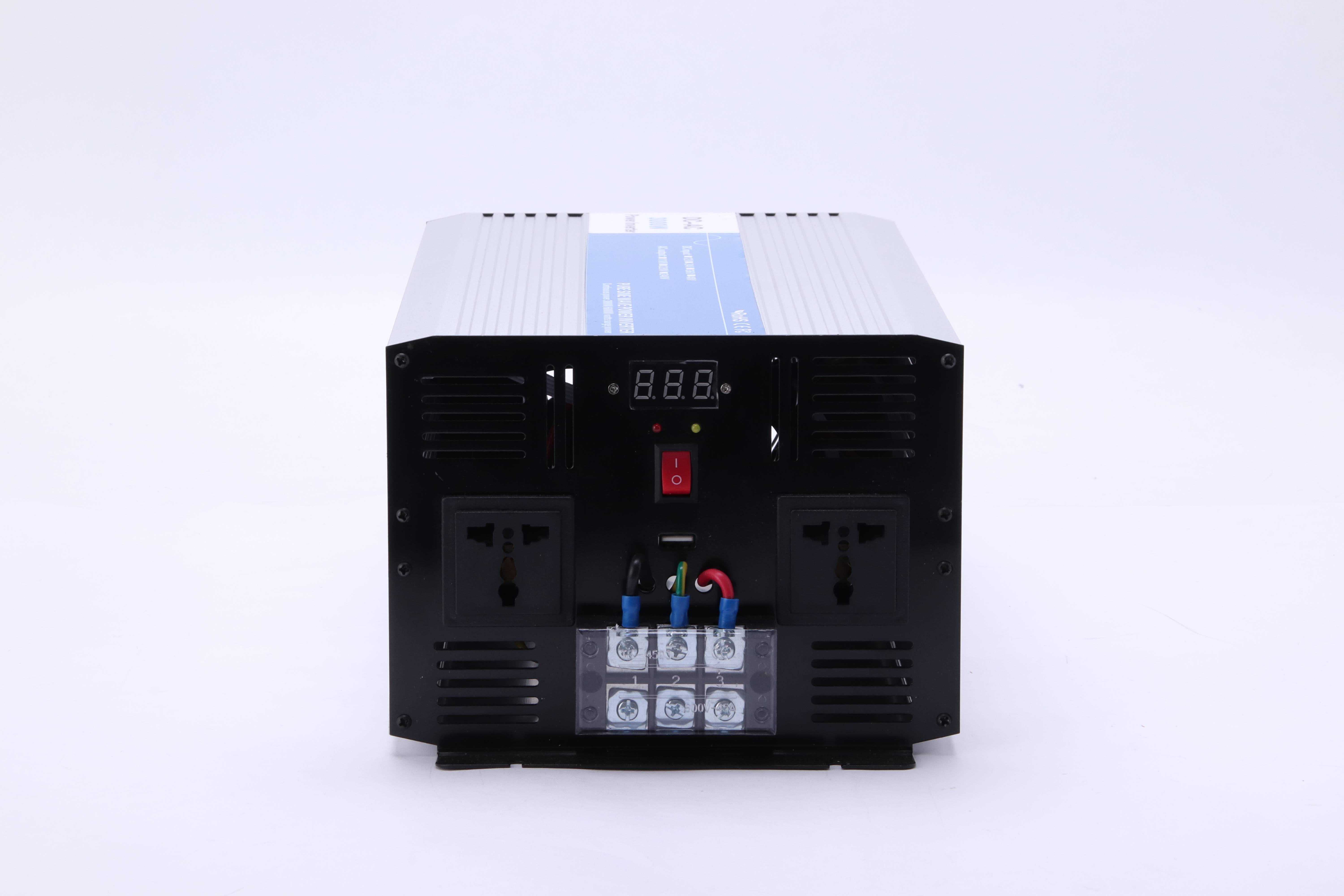 6000W DC to AC 12V 24V 48V Pure Sine Wave Solar Inverter MPPT Solar Charger and AC Battery Charger, Hybrid Solar Inverter