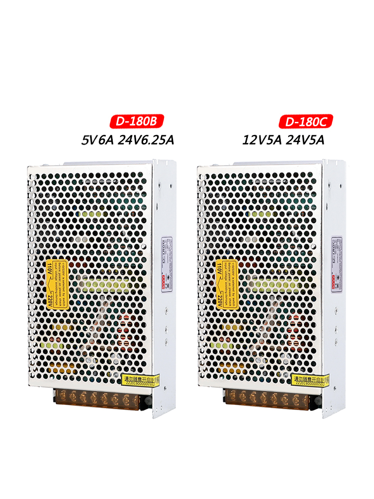 NVVV DUAL Series 180W 12V 24VSMPS DC Power Supply 12v  24V DUAL Output Dc Switching Power Supply D-180C