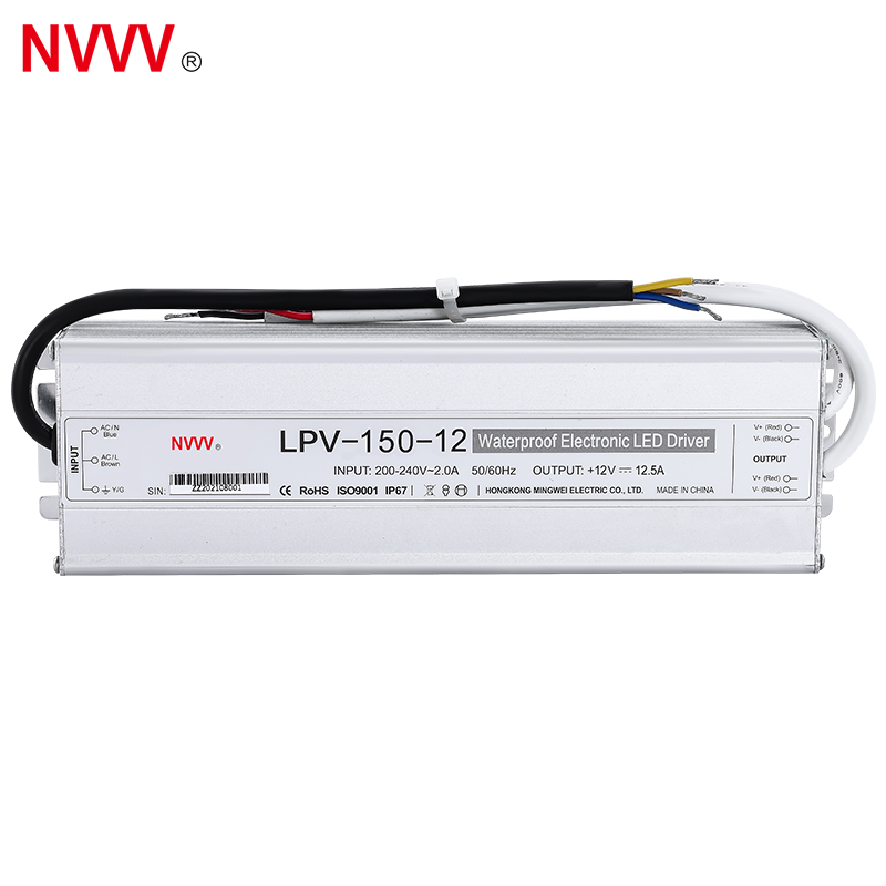 LPV-150W-12V 150w Waterproof Power Supply 12V Aluminum LED Driver Switching Power Supply
