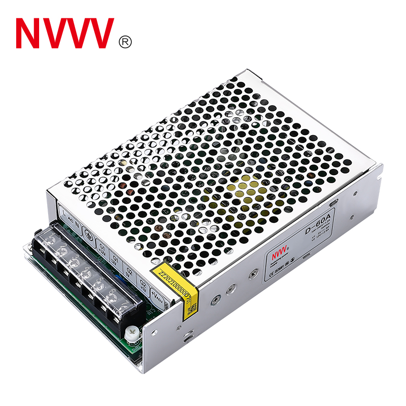NVVV   Power Supply Unit D-60A 5V 12V Industrial Power Supply DUAL  Output Switch Power Supply