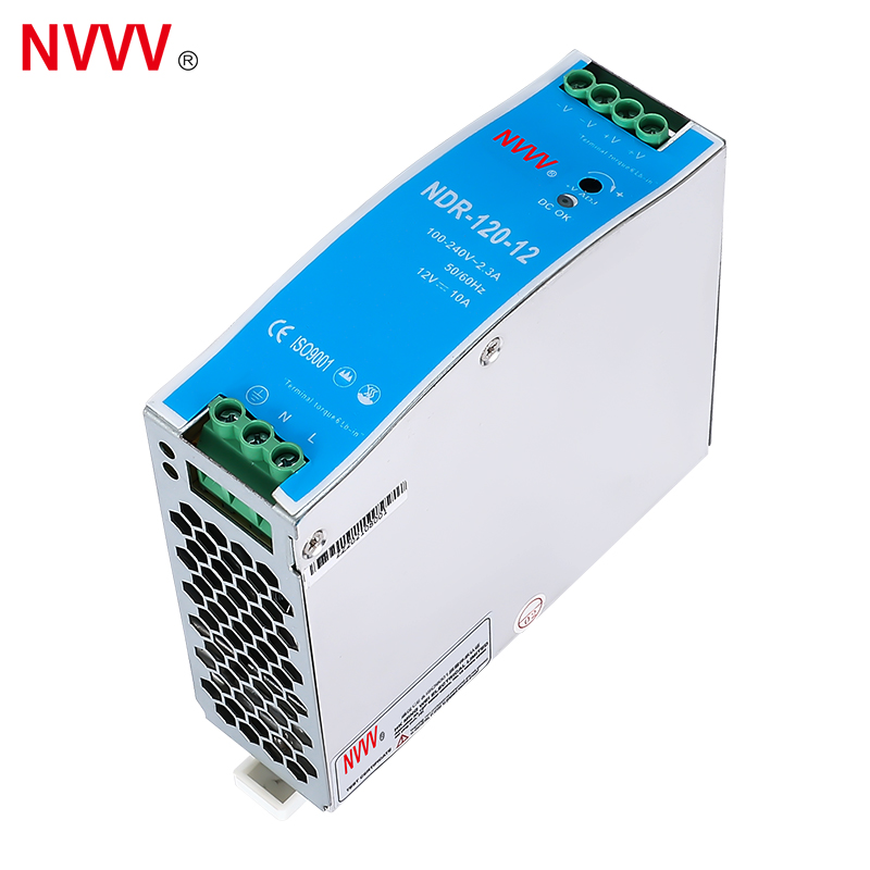 NDR Series 12V  Dc Power Supply Din Rail Slim Power Supply 120W 12V Rail Type Switch Power Supply NDR-120-12