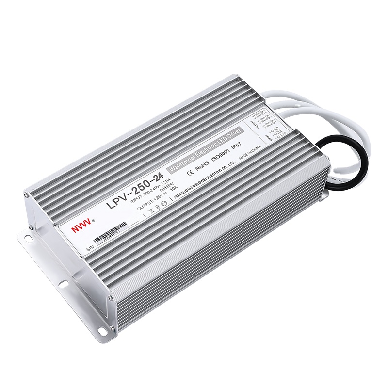24v Ac to Dc Transformer Waterproof Switching Mode Power Supply LPV-250-24 LED Driver 250W