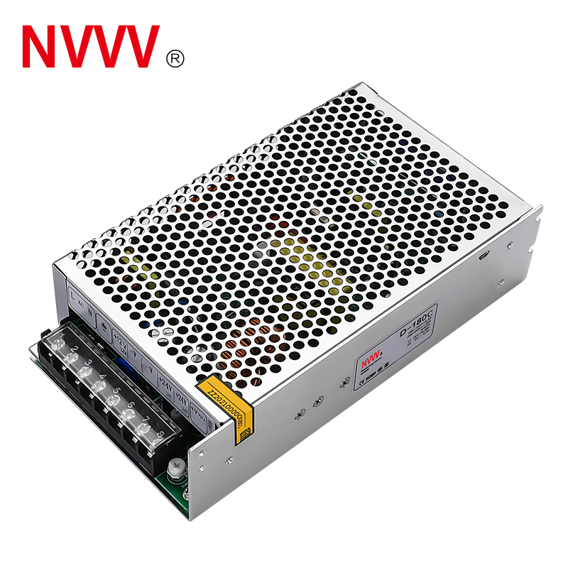 NVVV   Power Supply Unit D-180C Industrial Power Supply DUAL  Output Switch Power Supply