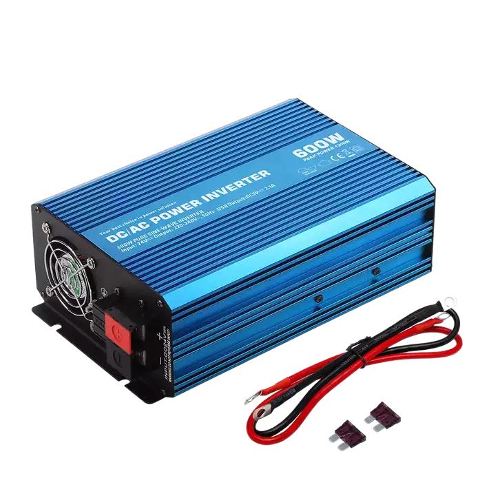 Single Output P600 600w DC/AC Inverters  Power Inverter Pure Sine Wave for Off Grid Solar System