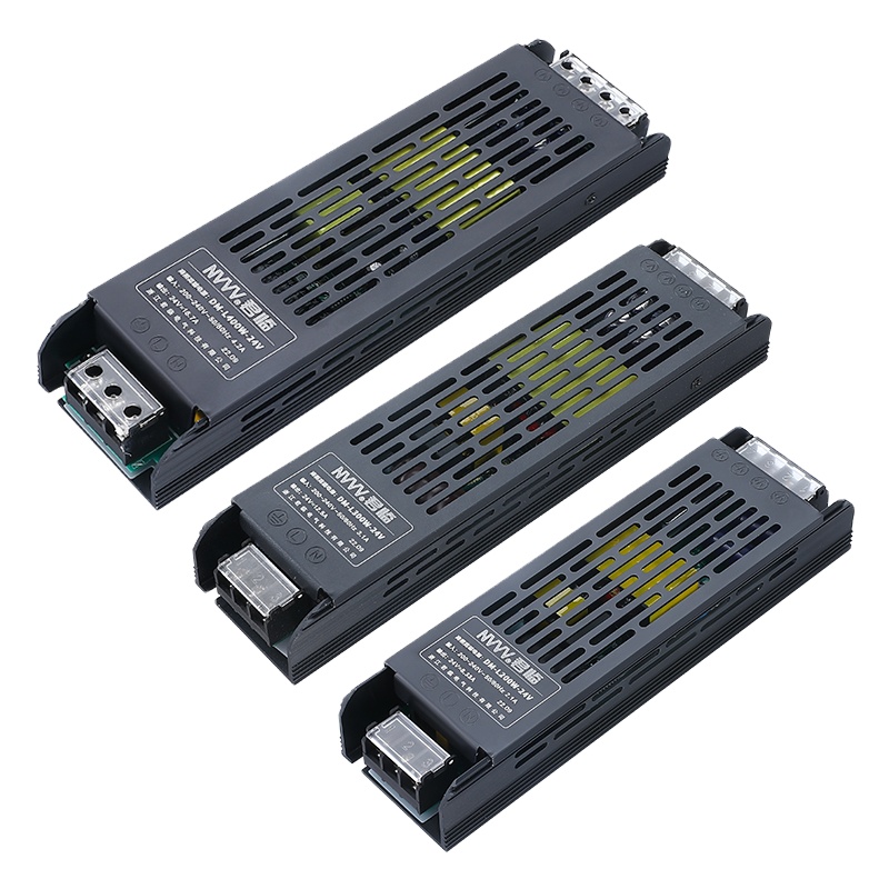 NVVV  12V/24V 60W 100W 200W 300W 400W  SMPS LED Slim Switching Power Supply 12VDC LED Driver for LED Lights
