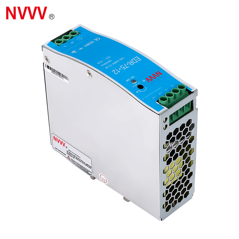 EDR 75W 12v EDR Din Rail Series SMPS Switching Power Supply AC DC for LED and Intelligent Equipment