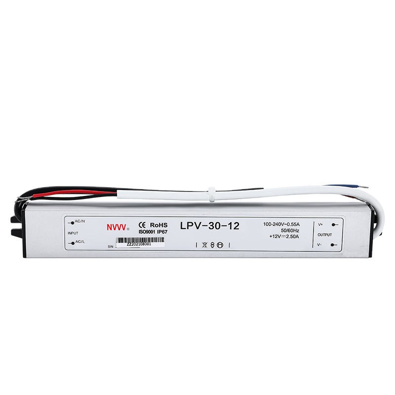 NVVV LPV-30w-12v Aluminum Alloy Shell Industrial Switching Power Supply LED Driver