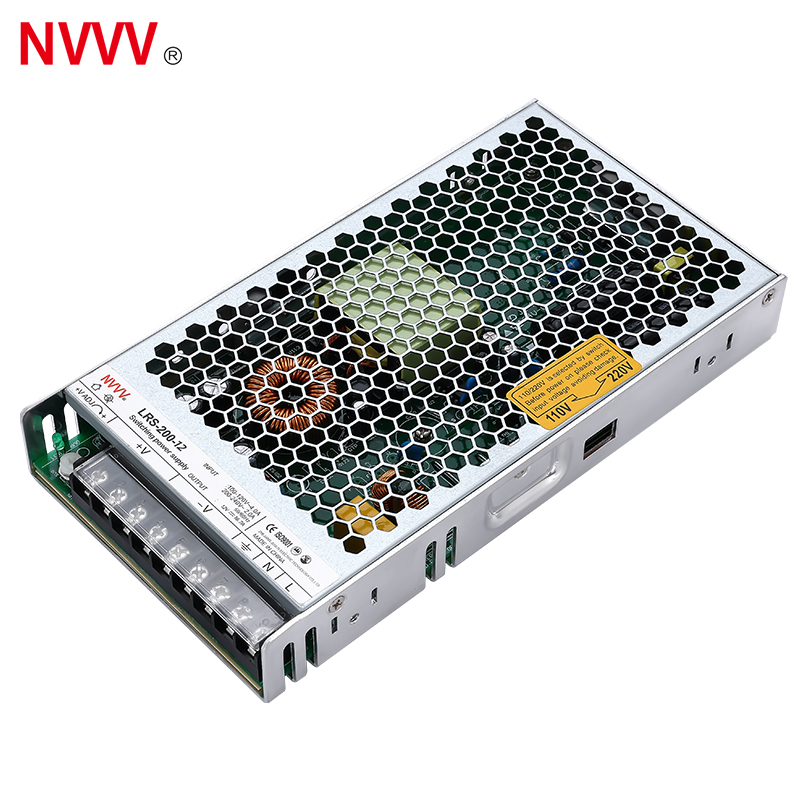200W 12V AC-DC Smps Switching Power Supply 24V for Industrial Control and Led Lighting LRS-200w-12v Power Supply Units