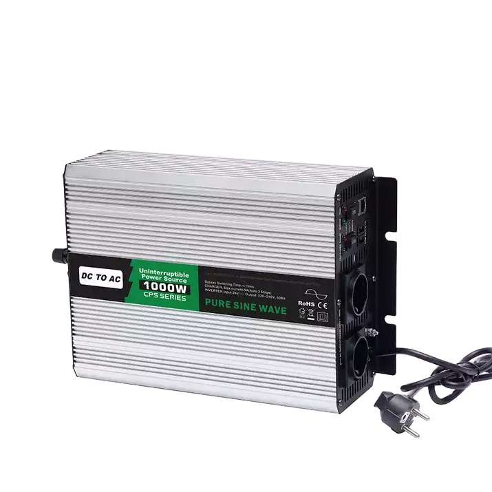 1000w CPS1000  5A/10A Pure Sine Wave  Offline 1000W Household UPS Power Inverter USB Port for Home Use
