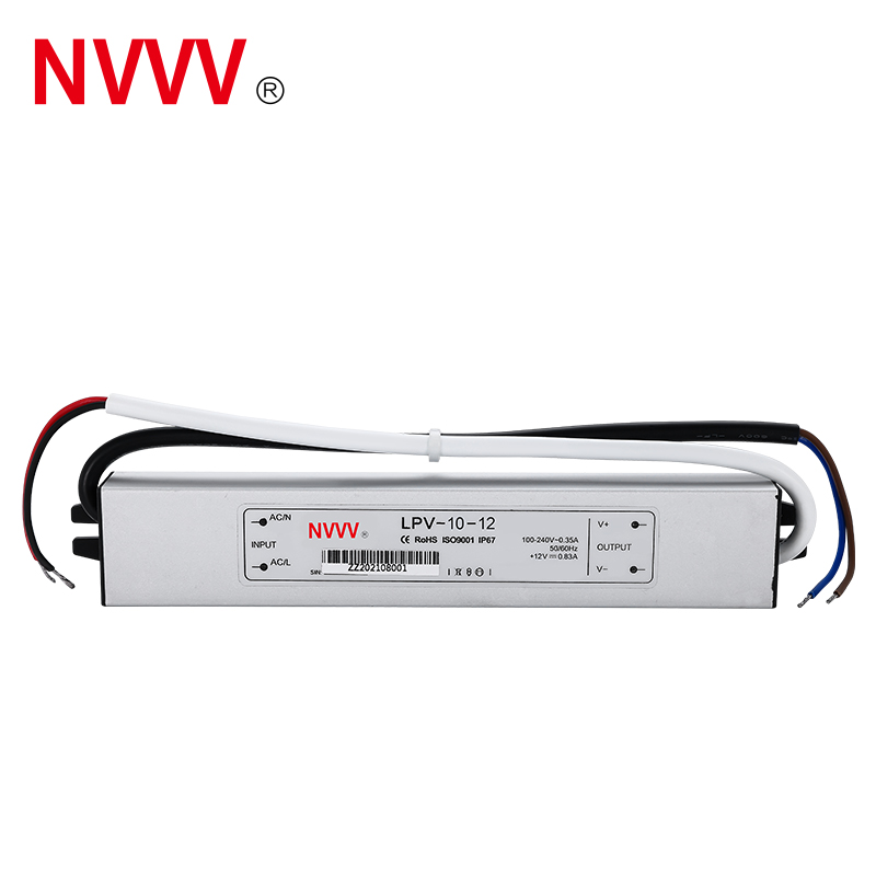 12v Ac to Dc Transformer Waterproof Switching Mode Power Supply LPV-10-12 LED Driver 10W