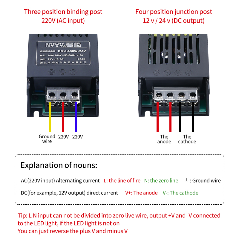 Led Driver 24V  400W LS-400-24 DC Switching Power Supply LED Power Supply Led Power Supply