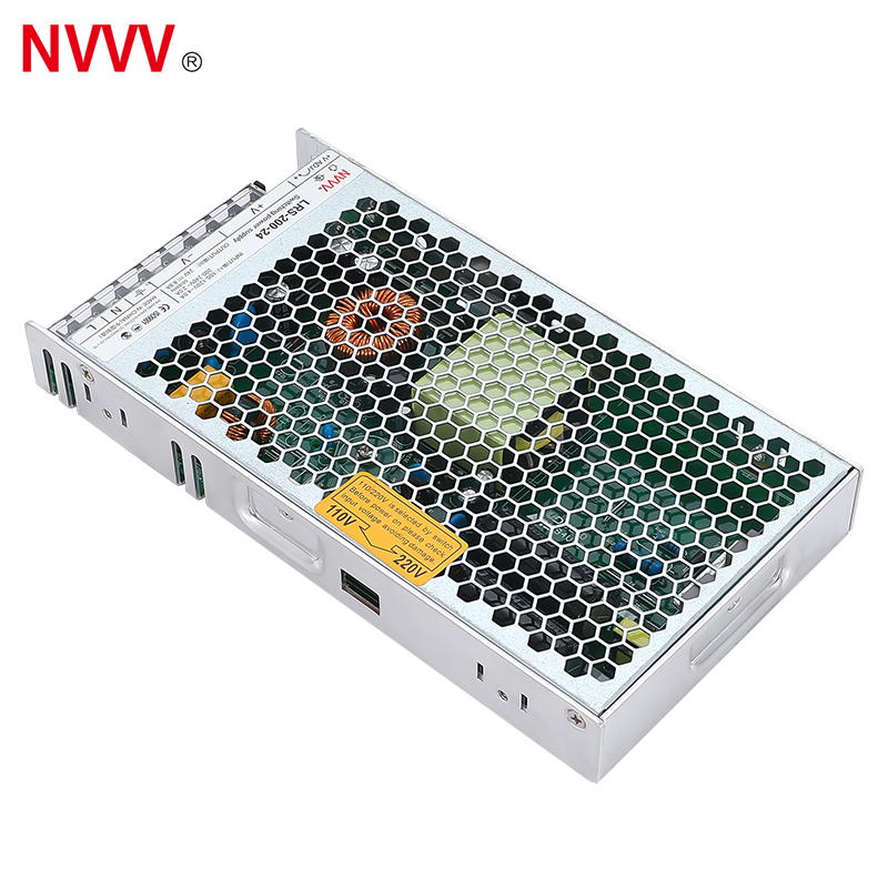 NVVV LRS-200-24 200W Industrial Power  LED Power Supply 24V 8.8A Switching Power Supply  for LED Strips