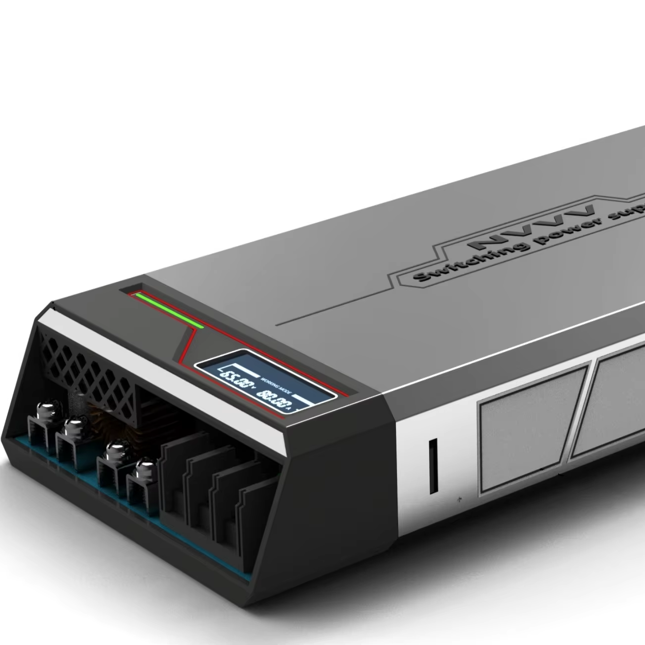 NVVV  24v Power Supply 3000w High Power New Slim Design 220VAC with PFC  Display Display for Industry Robotics Computers