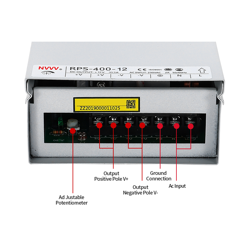 400W 12V Nvvv Medical Power Supply RPS-400-12