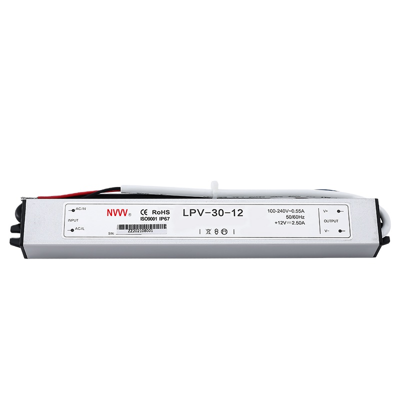 12V Power Supply Waterproof Series 30w 2.5A  Led Slim Switch Power Supply LPV-30w-12v LED Driver