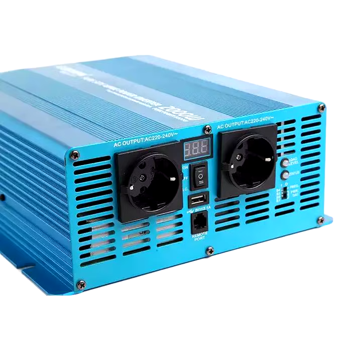 Home Power Solar Inverter USB 5V 2.1A Pure Sine Wave Inverter DC/AC 2000w Power Solar Inverter