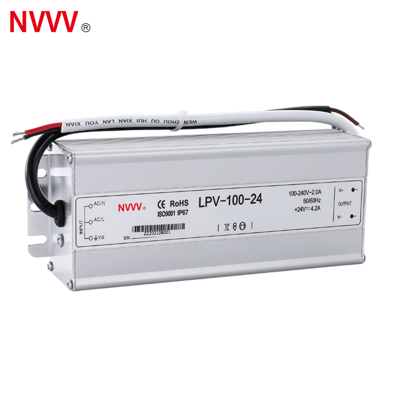 LPV-100W-24V Waterproof 100w 24v Dc Switching Power Supply LED Driver Waterproof Power Supply