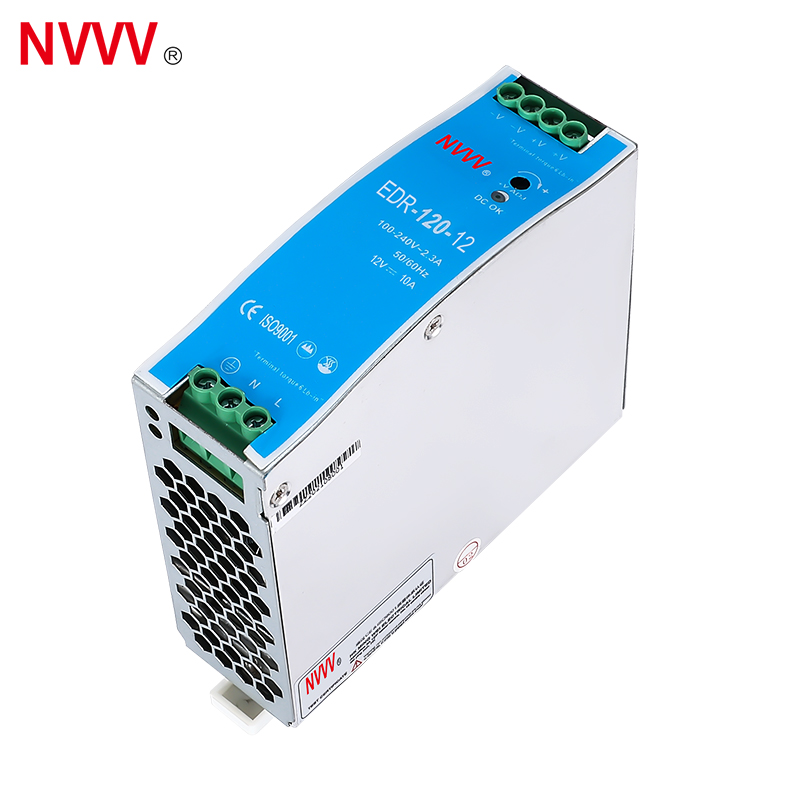 EDR-120W-12V DIN Rail Type Use  12V 120W Dc Ac Dc Switching Power Supply for Factory Automation
