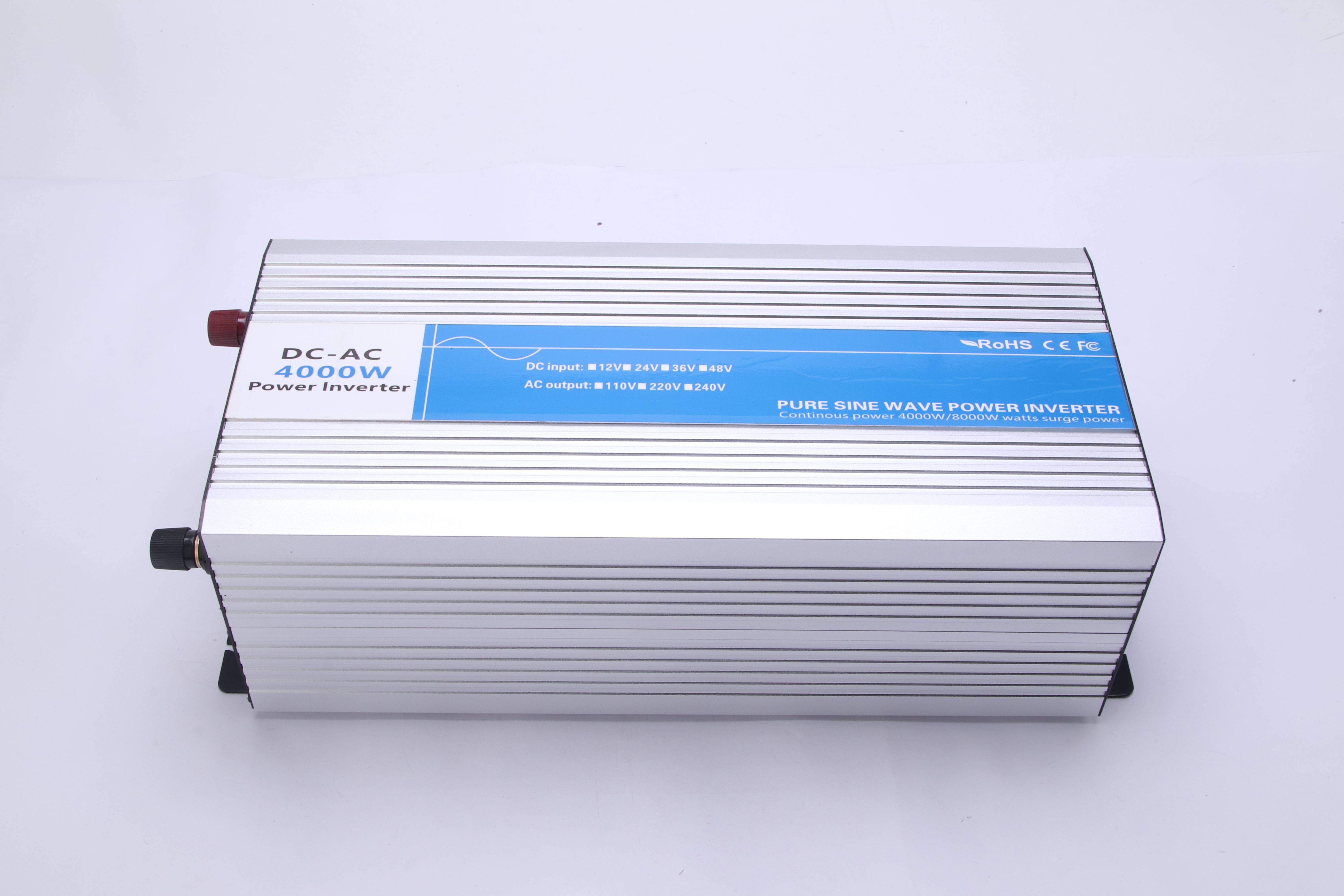 4000W DC to AC 12V 24V 48V Pure Sine Wave Solar Inverter MPPT Solar Charger and AC Battery Charger, Hybrid Solar Inverter