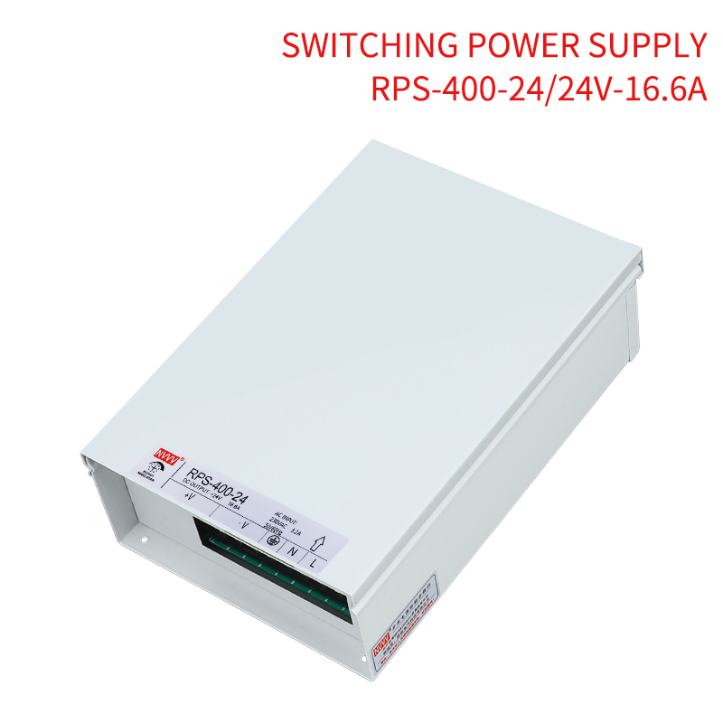NVVV 400W 24V Rain Power Supply 24V 16.6A SMPS Single Group Output Industrial Switching Power Supply