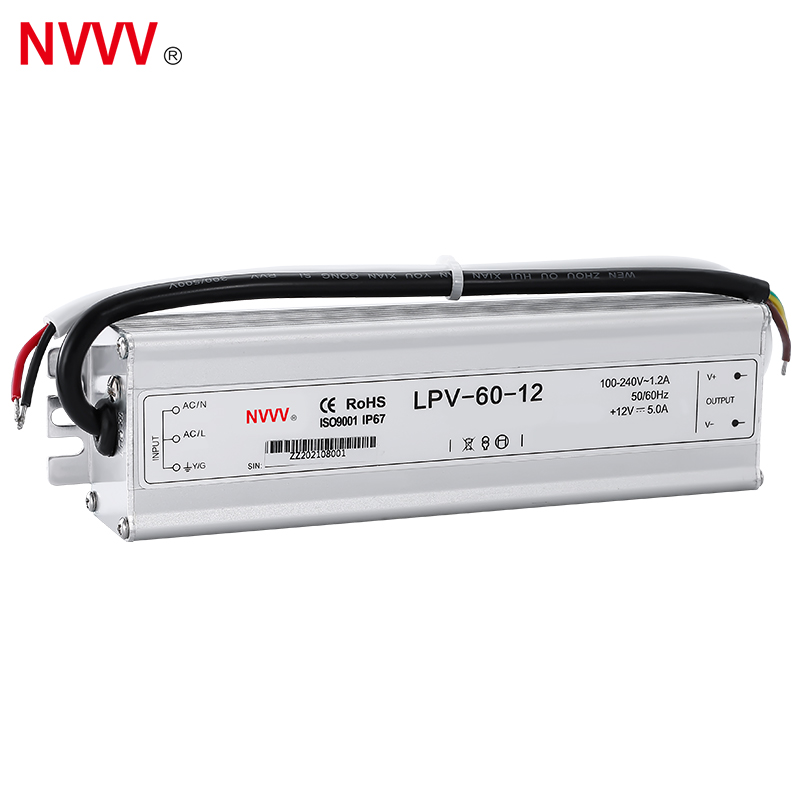 Custom Switch Mode Power Supply 12v 60W Cable Switching Power Supply LED Driver