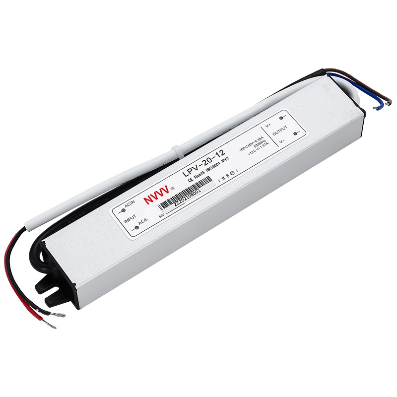 Wholesale High Quality 20W 12V Power Supply Waterproof Switch LED Driver Power Supply LPV-20W-12V